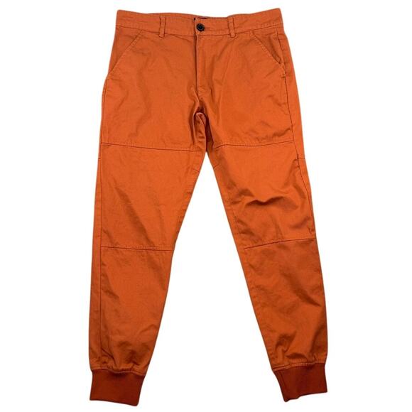Jiberish Joggers Men's Pants Rust Size Large - Picture 1 of 4